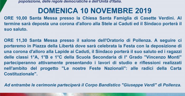 4 Novembre 2019